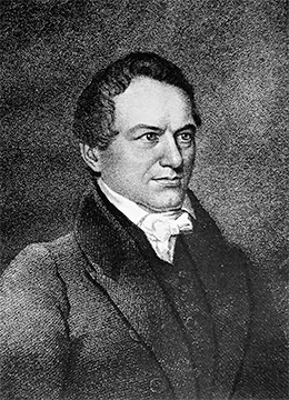 A portrait of Robert Hayne is shown.