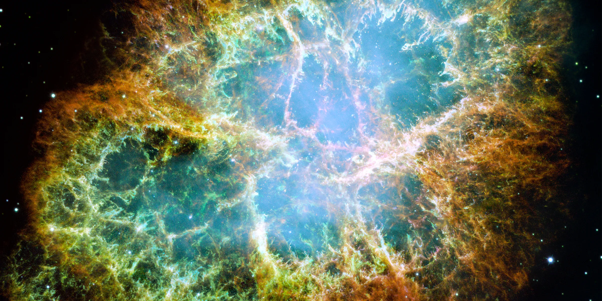 Se muestra una foto de la Nebulosa del Cangrejo.