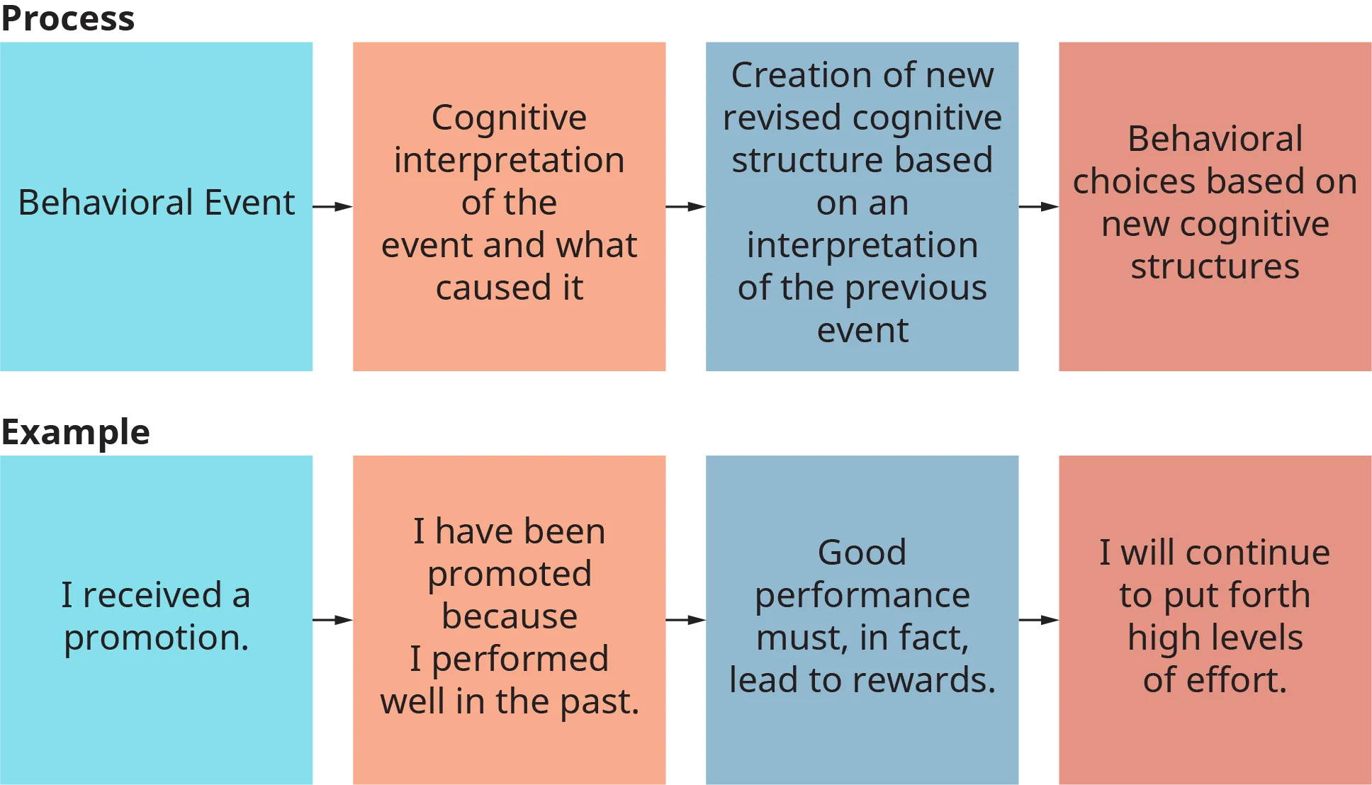 An illustration depicts the steps in the general attribution process with examples.