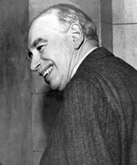 Obraz jest fotografią Johna Maynarda Keynesa.