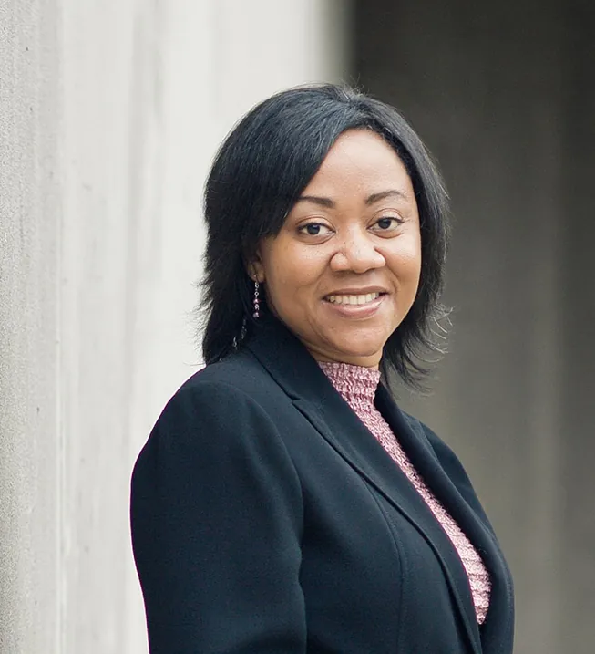 The photo of Tamara Johnson, Assistant Chancellor for Equity, Diversity, and Inclusion at University of Wisconsin-Eau Claire.