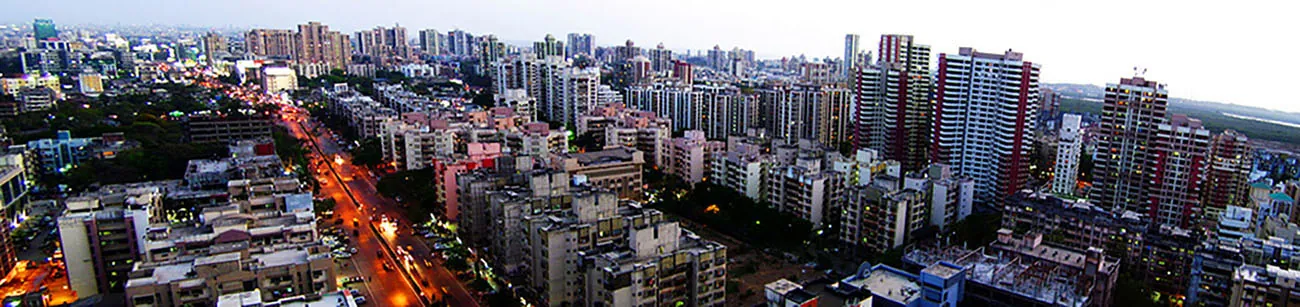 A city skyline is shown here.