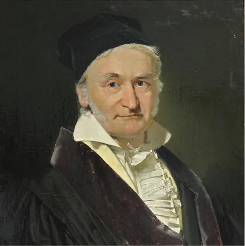 Fotografía de Karl Friedrich Gauss.