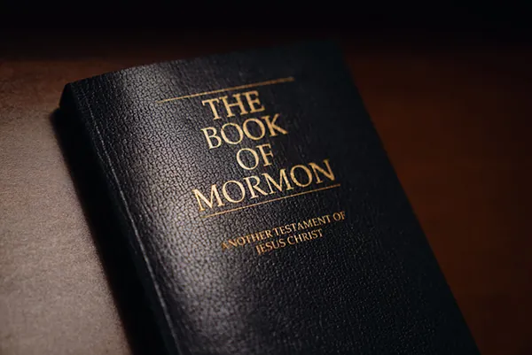 “The Book of Mormon” cover depicts one of Trailblazer Tara Westover’s early literacies. “Another Testament of Jesus Christ” is written below the title.