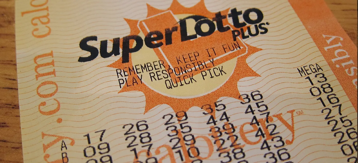 A mega-millions lottery ticket.