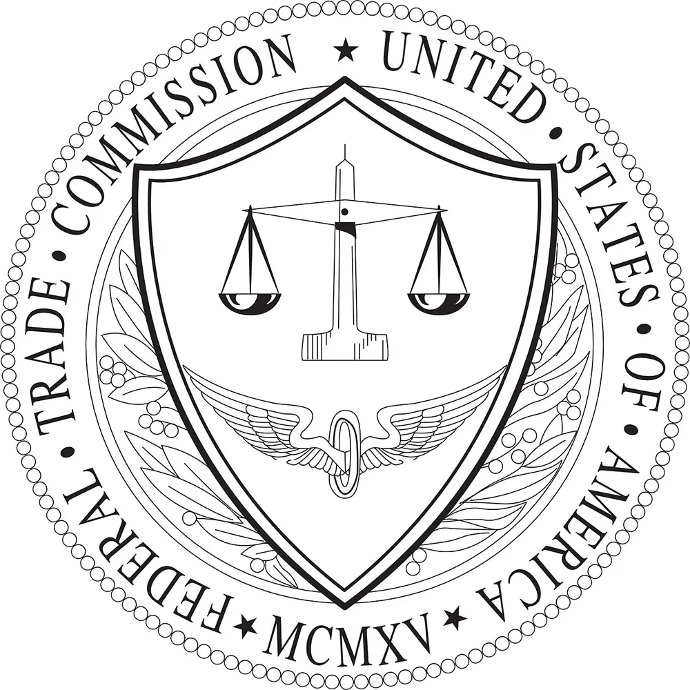 An illustration depicts the seal of the Federal Trade Commission.