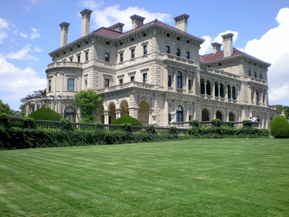 A mansion built during the Gilded Age.