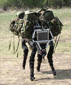 A “dogbot” in the general shape of a dog is shown