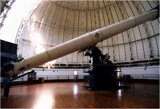 Obraz teleskopu w obserwatorium.