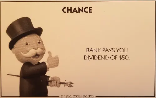 A picture of the Monopoly game Chance card.