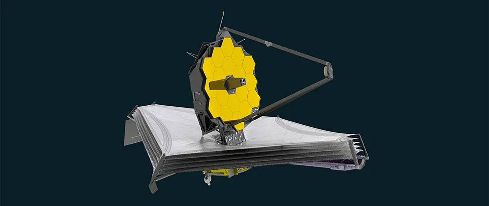 Artist's depiction of the James Webb Space Telescope