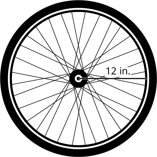 A bicycle tire.