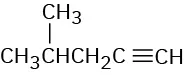 Chemical structure of 4-methylpent-1-ene