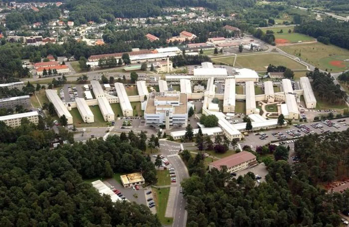 Photograph of the buildings that make up the Landstuhl Regional Medical Center.