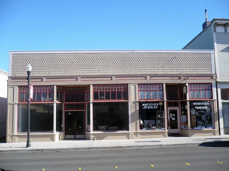 A small town vacant retail store may have been put out of business by a superstore.