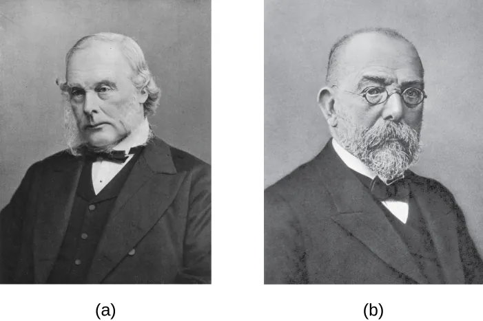 Joseph Lister and Robert Koch