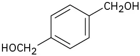 A benzene ring with two hydroxymethyl groups para to one another