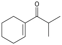 The structure of a cyclohexyl isopropyl ether in which the cyclohexane ring has a double bond from C 1 to C 2.