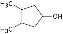 In a cyclohexane ring, C1 and C3 are each bonded to methyl groups.