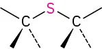The general structure of sulfide.