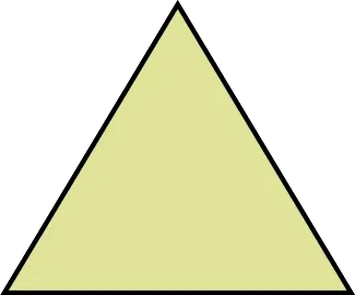 A triangle.
