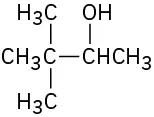 A three-carbon chain with hydroxyl on C 2 and two methyl groups on C 3 position.