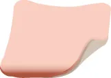An image of a nonadhesive dressing.
