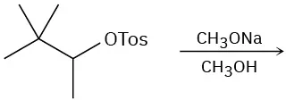An incomplete reaction between 1-bromo-2-methylpropane in potassium t-butoxide and T H F to form unknown product(s).