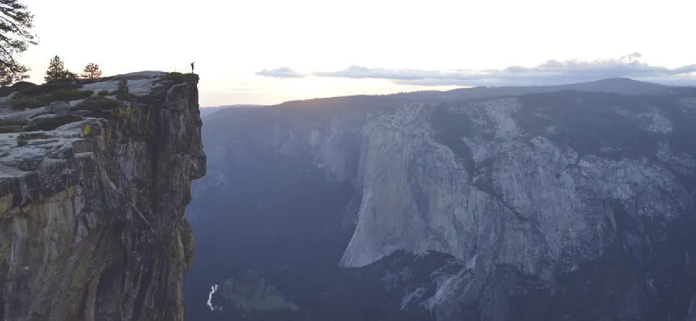 This figure shows a rock cliff.