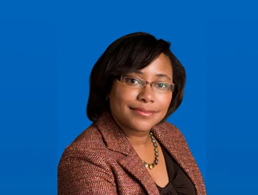 A portrait of Paula Hammond.