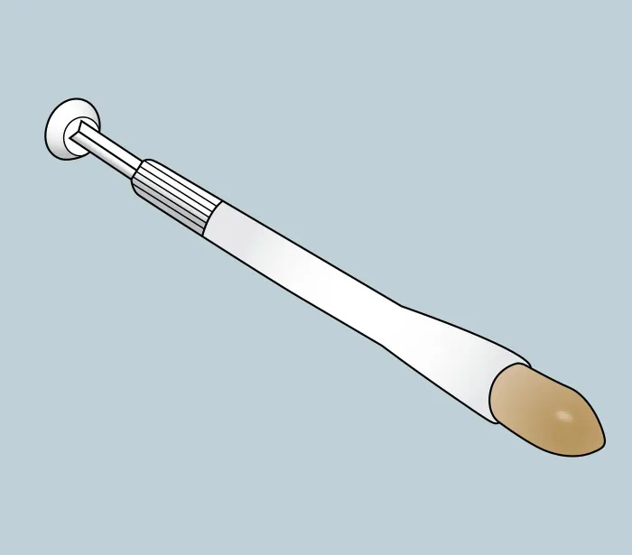 An illustration of a vaginal suppository.