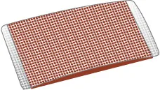 An image of a cadexomer iodine dressing.