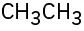 The condensed structural formula reads, C H 3 C H 3.