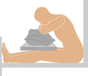 A diagram showing the tripod position.