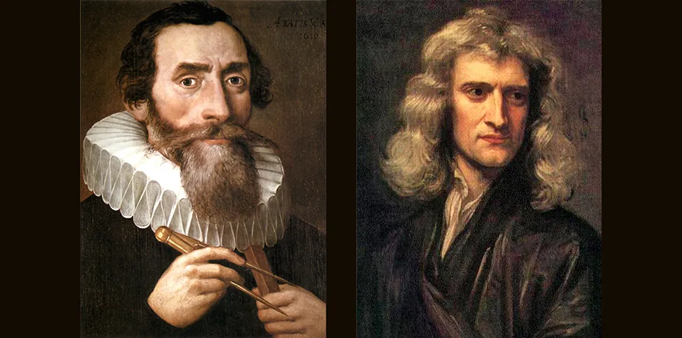 Two photos show men in old-fashioned dress.