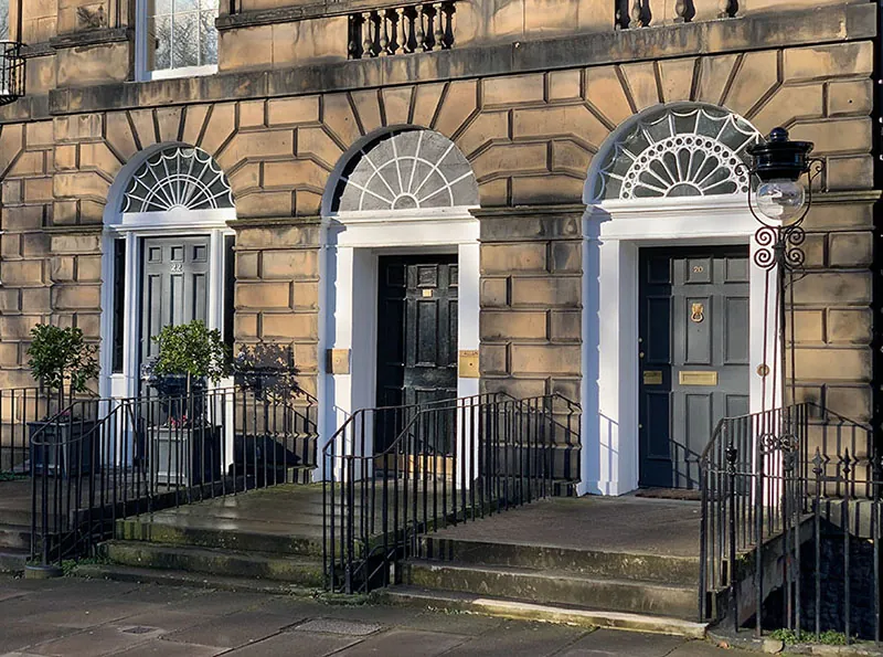 Three doors are shown side-by-side.