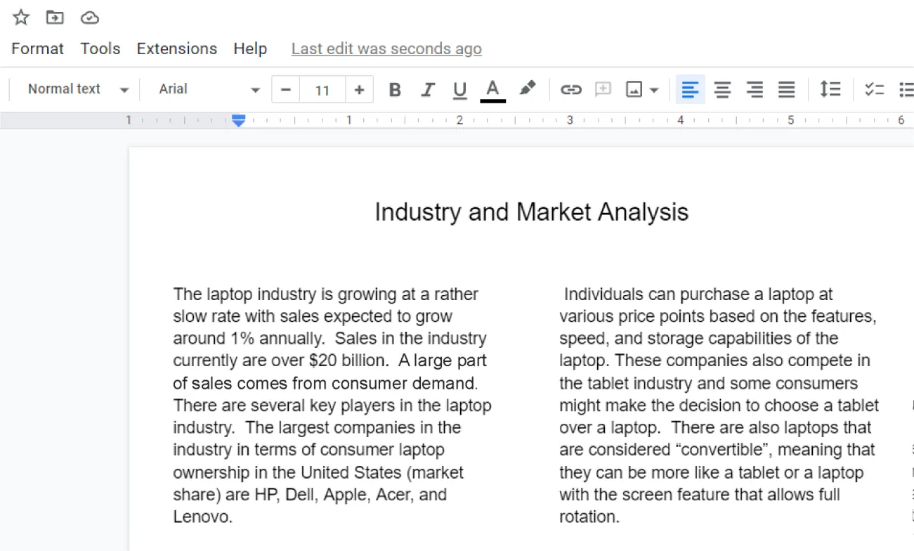 The text in the document is separated into two columns.