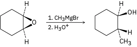 cyclopentane with dashed hydrogen and wedged hydroxyl on C 1 and wedged hydrogen and dashed methyl on C 2.