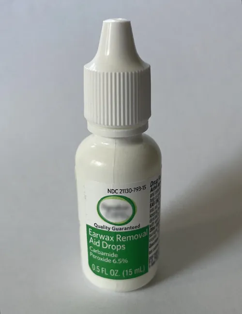 A bottle of ear drops.