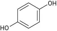 In a benzene ring, both C1 and C4 are bonded to a hydroxyl group.