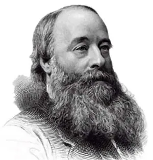 A black and white photograph of James Joule is shown.