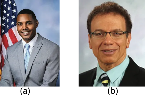 Image A is of Ritchie Torres. Image B is of James Vacca.