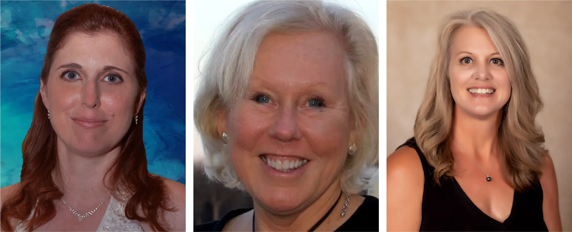 Headshots of Emerald Charity Bilbrew, Jody Vogelzang, Kelli Whittington