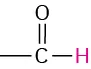 A carbonyl group with an open single bond is bonded to a highlighted hydrogen atom.