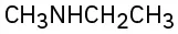 The condensed structural formula C H 3 N H C H 2 C H 3.