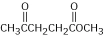 The structure of a methyl ester with a five-carbon alkyl chain and a ketone group at C4.