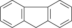 The structure has a central cyclopentane ring fused to a benzene ring by C 1 and C 2, and to another benzene ring by C 3 and C 4.