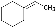 A cyclohexane with a double bond from C 1 to a C H C H 3 group.