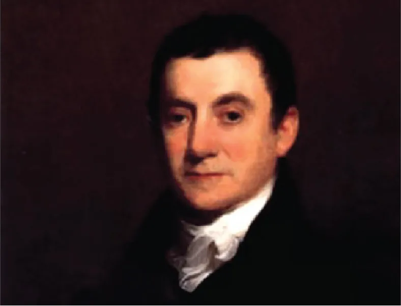 A portrait of Supreme Court Justice Henry Baldwin.