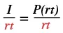 Demonstration of isolating 'P' in the simple interest formula by dividing both sides of I = Prt by 'rt', resulting in I/rt = P(rt)/rt.